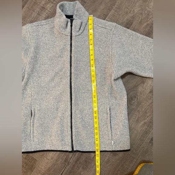 ANIÁN The Pecora Wool Zip Fleece sweater - light grey - medium - Picture 6 of 13